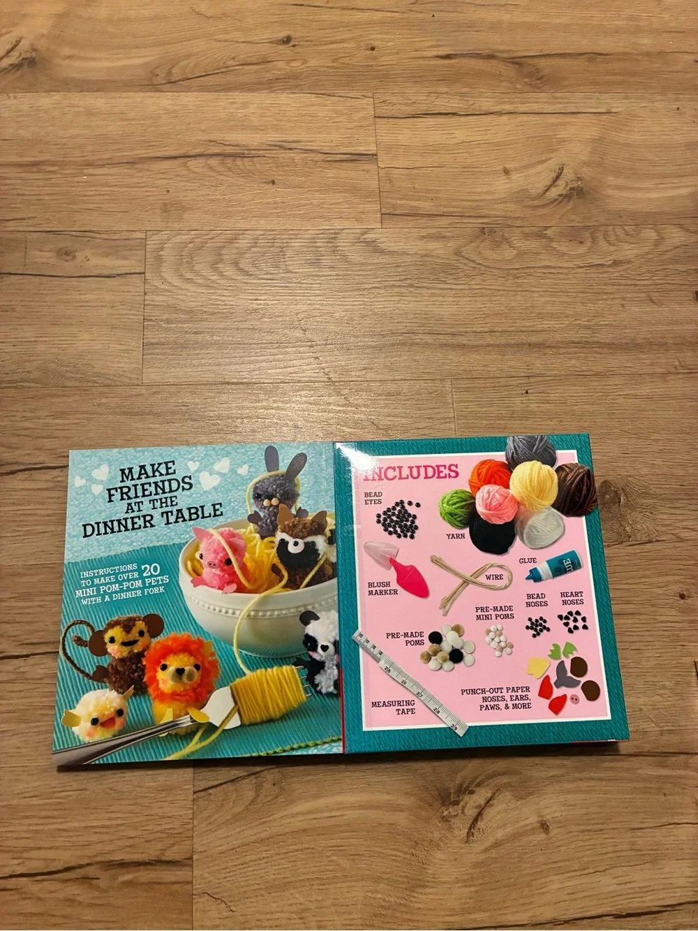 Klutz Mini Pom-Pom Pets Craft Kit — Teal Cover